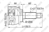 ШРУС TG-9107 / FU-007 * TiGuar