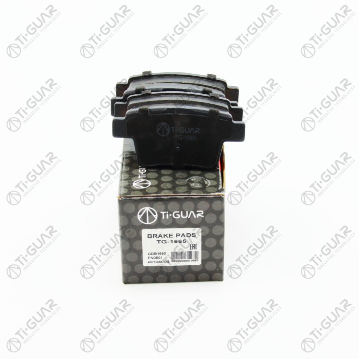 Тормозные колодки TG-1665/PN0501* Ti·GUAR Тормозные колодки TG-1665/PN0501* Ti·GUAR